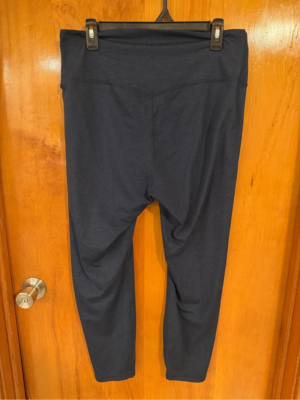 Quince Ultra-Soft High-Rise Legging in Heather Navy size XL Short - Picture 5 of 7